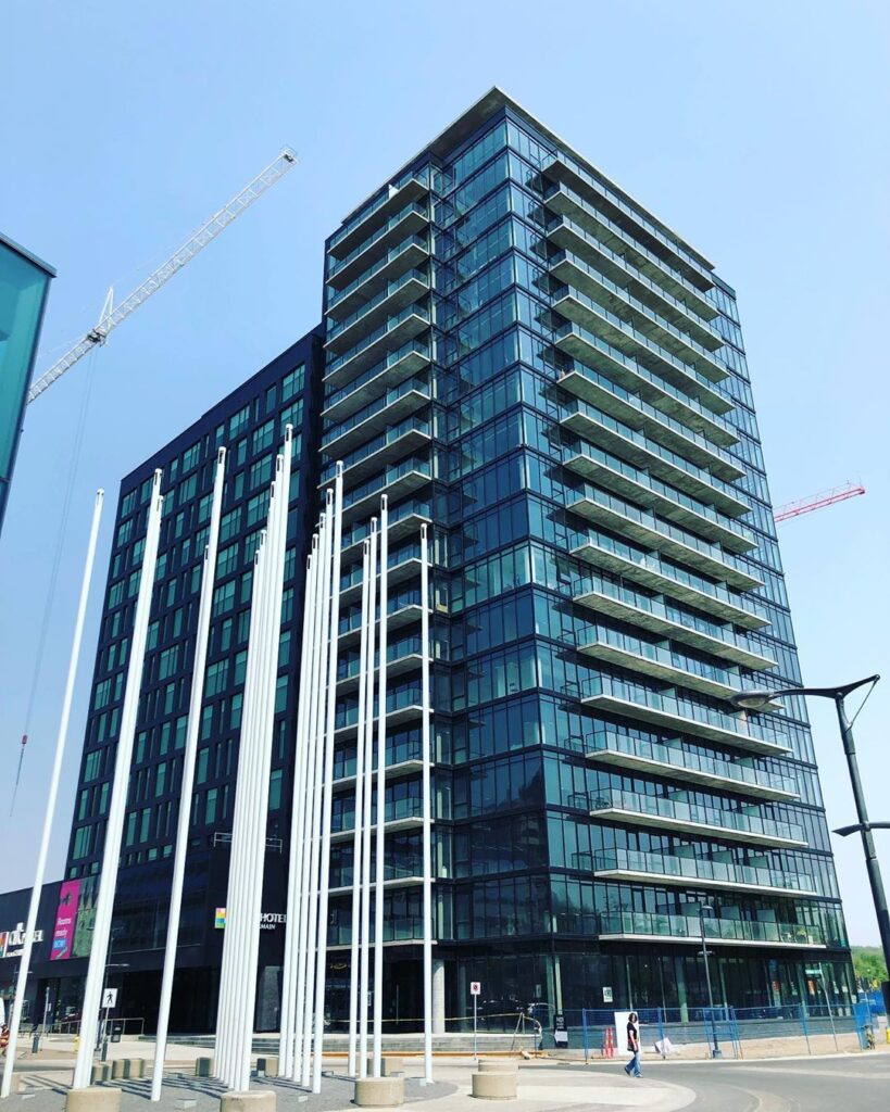 Image showcasing the work completed for the River Landing Condo project