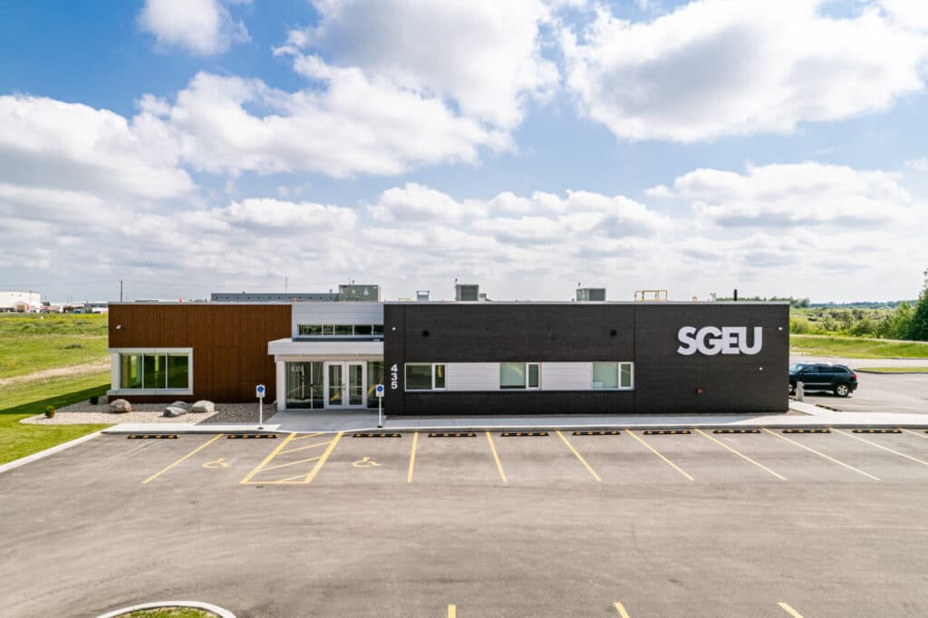 Image showcasing the work completed for the SGEU Office Building project