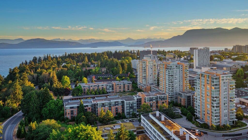 Image showcasing the work completed for the UBC Marine Drive Residences Tower 4 & 5 project