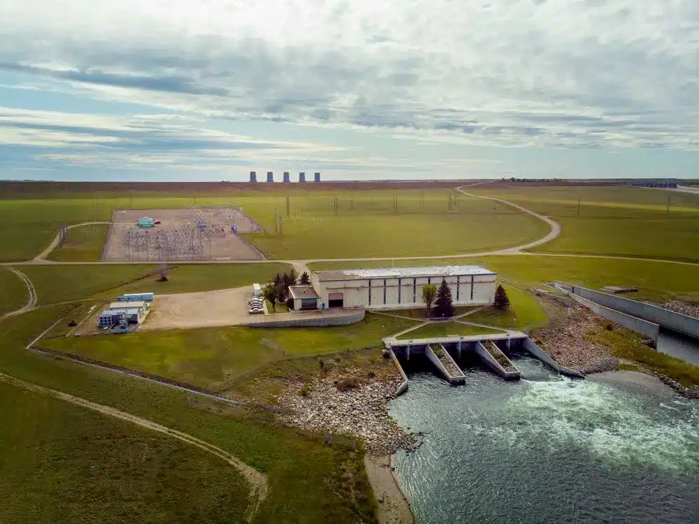 Image showcasing the work completed for the Coteau Creek Hydroelectric Station project