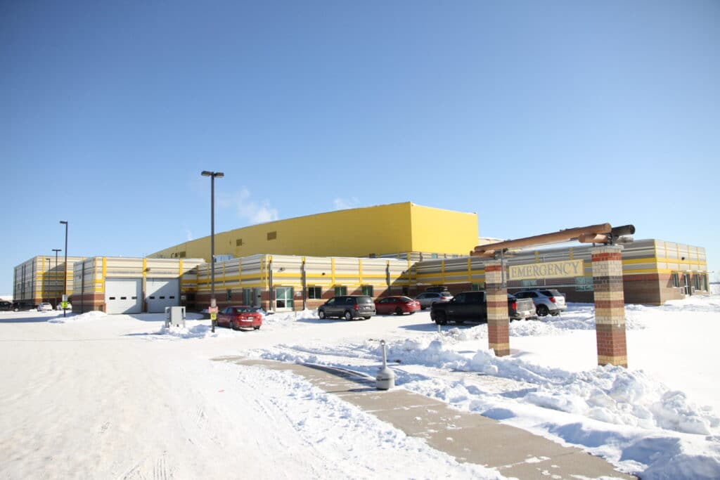 Image showcasing the work completed for the Île-à-la-Crosse Integrated Services Centre project