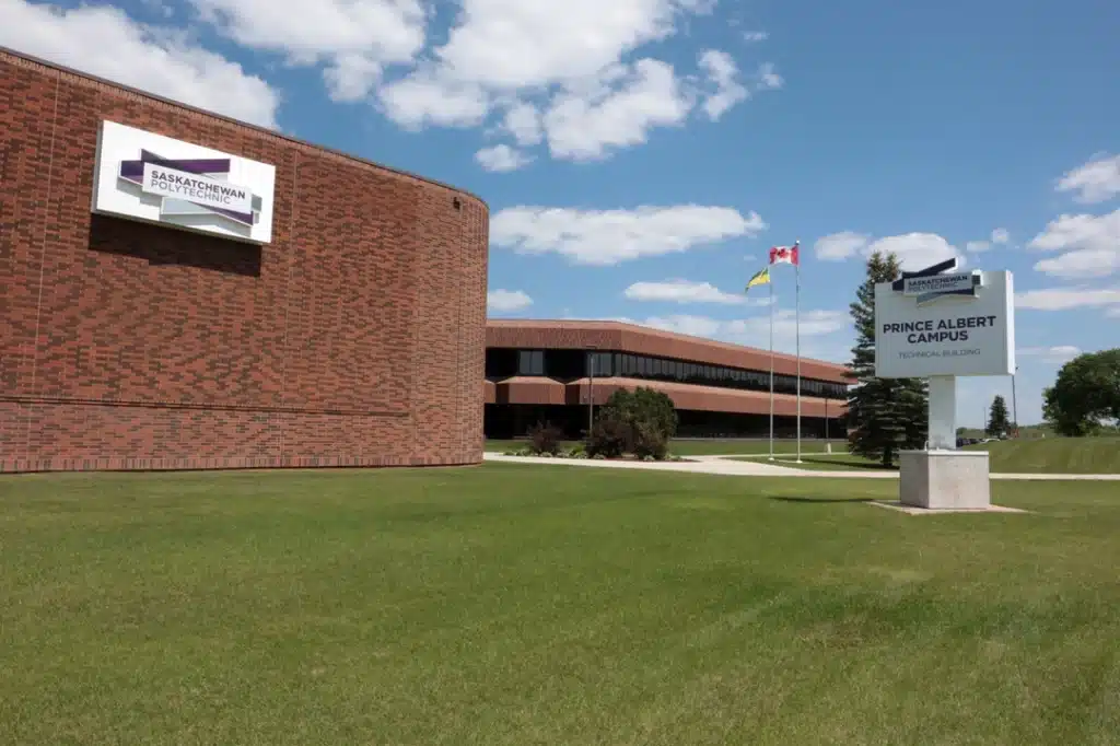 Image showcasing the work completed for the Sask Polytech Prince Albert project