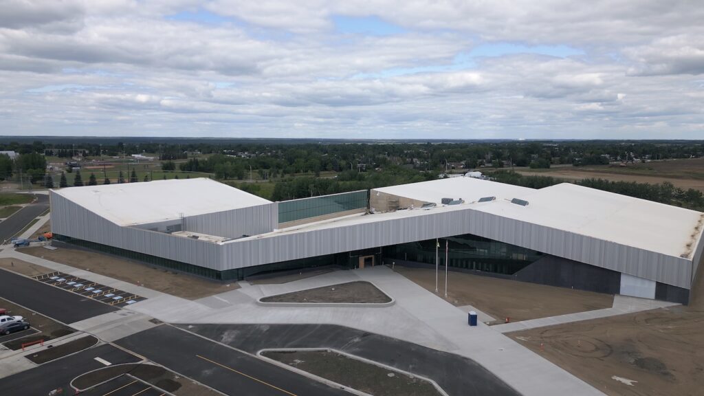 Image showcasing the work completed for the Prince Albert Rec Centre project